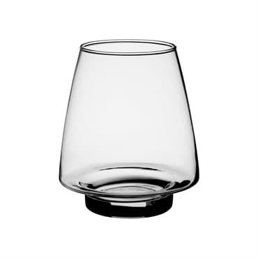 SSI 7 3/8" Pyramid Vase Crystal — photo 1 of 2