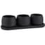 SSI Stoneware Trio Assortment Charcoal — thumbnail 1 of 2