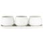 SSI Stoneware Trio Assortment White — thumbnail 1 of 2