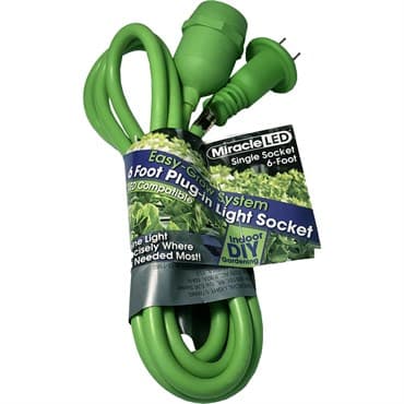 Miracle LED Easy Grow Plug-In Light Sockets, 6-Foot Length, 1 Socket — photo 1 of 2
