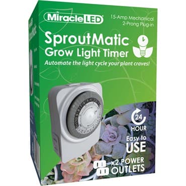 Miracle LED SproutMatic 2 Outlet Automatic Day/Night Cycle Grow Timer — photo 1 of 2