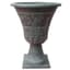 GROWER SELECT ENVIROBLEND 16IN TUMBLED SCROLL URN WEATHERED BLACK 4/CS — thumbnail 1 of 2