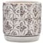 Southern Patio 6" French Rustic Planter White Finish — thumbnail 1 of 2