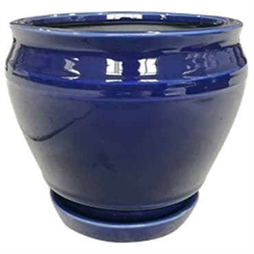 Southern Patio 6" Collins Planter Blue Finish — photo 1 of 2