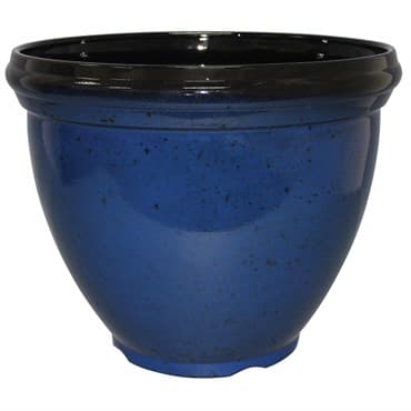 Southern Patio 12" HDR Heritage Planter Monaco Blue — photo 1 of 2