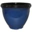 Southern Patio 12" HDR Heritage Planter Monaco Blue — thumbnail 1 of 2
