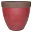 Southern Patio 15" Hornsby Planter Red Finish — thumbnail 1 of 2