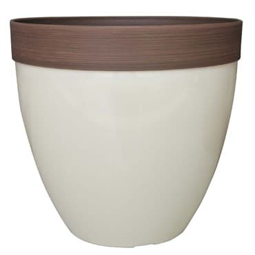 Southern Patio 15" Hornsby Planter Beige Finish — photo 1 of 2