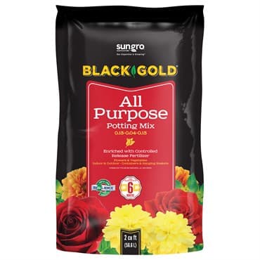 Black Gold All Purpose Potting Soil w/CRF 2cf (40/PL) — photo 1 of 2