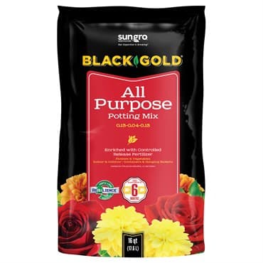 Black Gold All Purpose Potting Soil w/CRF 16qt (120/PL) — photo 1 of 2