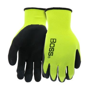 SWI Boss High-Vis Polyester Knit Latex Palm Medium — photo 1 of 2