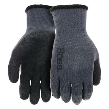 SWI Boss Grip Gray Shell w/ Latex Coated Small Black — photo 1 of 2