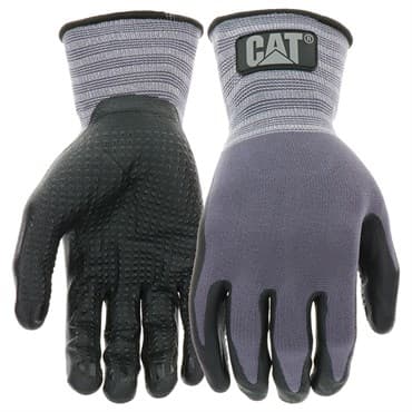 Cat XL Gray Dotted/ Dipped Nitrile — photo 1 of 2