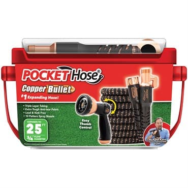 Telebrands 25' Pocket Hose Copper Bullet — photo 1 of 2
