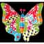 Talavera 5.5" Monarch Butterfly Hanger — thumbnail 1 of 2