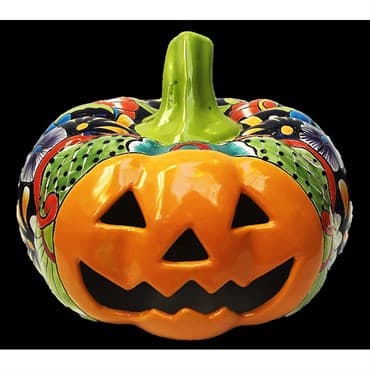 Talavera 5"H x 12"W Pumpkin — photo 1 of 2