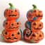 Talavera 10"H x 6"W Stacked Pumpkins — thumbnail 1 of 2