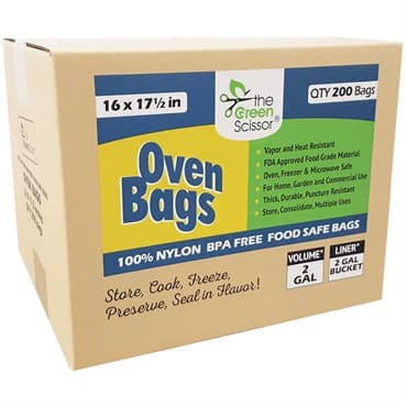 Green Scissor 16"x 17.5" Oven Bags - 200/Box — photo 1 of 2