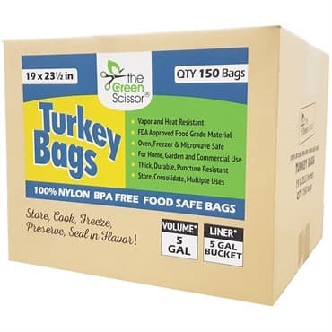Green Scissor 19"x23.5" Turkey Bags - 150/Box — photo 1 of 2