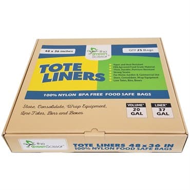 Green Scissor 48"x36" Tote Liners - 25/Pack — photo 1 of 2