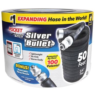 Telebrands 50' Pocket Hose Silver Bullet — photo 1 of 2