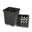 T.O. PLASTICS SVD-550 - BLACK (NO TAG SLITS) (EXCEPTION TO PRESS FILL FEATURE) 200/CS 32CS/PL — thumbnail 1 of 2