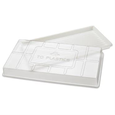 T. O. Plastics Clear Plastic Dome For Standard Flats St-F-1020 50/Cs 56Cs/Pl — photo 1 of 2