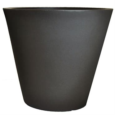 Tusco 16" Cosmo Round Planter Black — photo 1 of 2