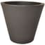 Tusco 20" Cosmo Round Planter Espresso — thumbnail 1 of 2