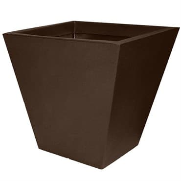 Tusco 18" Cosmo Square Planter Espresso — photo 1 of 2
