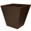 Tusco 18" Cosmo Square Planter Espresso — thumbnail 1 of 2