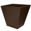Tusco 22" Cosmo Square Planter Espresso — thumbnail 1 of 2