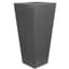 Tusco 26" Cosmo Tall Square Planter Slate — thumbnail 1 of 2