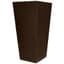 Tusco 32" Cosmo Tall Square Planter Espresso — thumbnail 1 of 2
