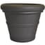 Tusco 24.5" Rolled Rim Planter Espresso — thumbnail 1 of 2