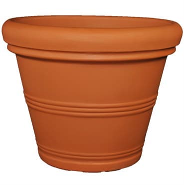 Tusco 30" Rolled Rim Planter Terra Cotta — photo 1 of 2