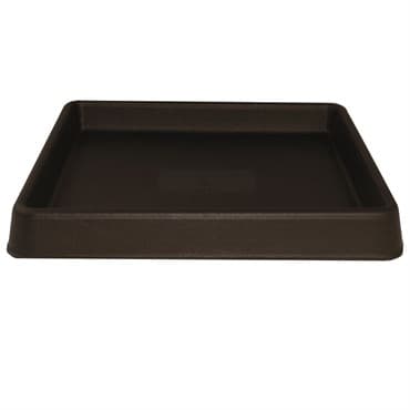 Tusco 11" Square Saucer  Espresso — photo 1 of 2