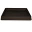 Tusco 11" Square Saucer  Espresso — thumbnail 1 of 2