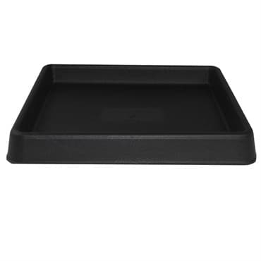 Tusco 12" Square Saucer  Black — photo 1 of 2