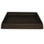 Tusco 12" Square Saucer Planter Tray Espresso — thumbnail 1 of 2