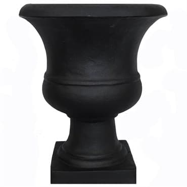 Tusco 17" Urn Planter Black — photo 1 of 2
