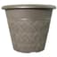 Grower Select 11.00 Nondas Lattice Pot ACP Aged Cappuccino 1.9gal 50/CS - 10.827in OD x 9.5in ID x 8.734in H — thumbnail 1 of 2
