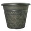 Grower Select 11.00 Nondas Lattice Pot Black / Bronze 1.9gal 50/CS - 10.827in OD x 9.5in ID x 8.734in H — thumbnail 1 of 2