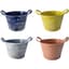 VCS 10" Embossed Planters with White Rub — thumbnail 1 of 2