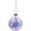 VCS 10" Iridescent Teardrop Tile Glass Globe w/ Hanging Chain — thumbnail 1 of 2