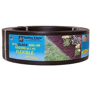 Valley View 3.5"x20' Bender Board w/5 Metal Stakes Coil Black — photo 1 of 2