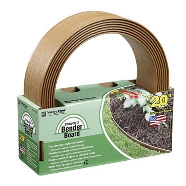 Valley View 3.5"x20' Board w/5 Metal Stakes Coil Light Brown — photo 1 of 2