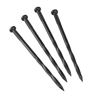 Valley View 8pl 9" Poly Nails Black — photo 1 of 2