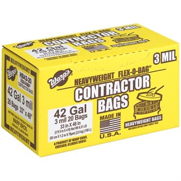 Warps 20ct Roll 3M 33"x48" 42gal Can Liner — photo 1 of 2