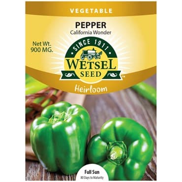 Peppers, Heirloom California Wonder 900mg — photo 1 of 2